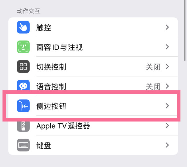 万山苹果14维修店分享iPhone14 Plus侧键双击下载功能关闭方法 