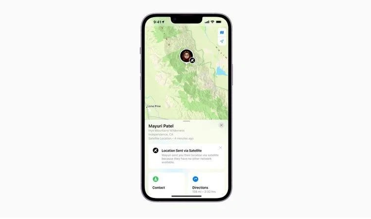 万山苹果14维修分享iPhone14系列中 FindMy功能通过卫星分享位置方法教程 