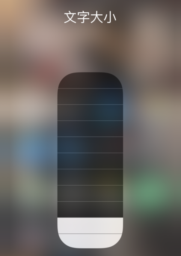 万山苹果手机维修分享小技巧：在 iPhone 控制中心快速调节字体大小 